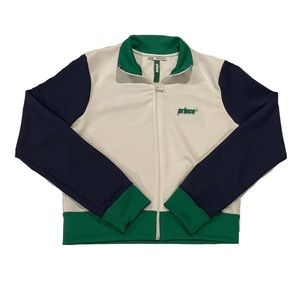 Zara Prince Collaboration Women’s Tennis Jacket Rare White Green Size Medium